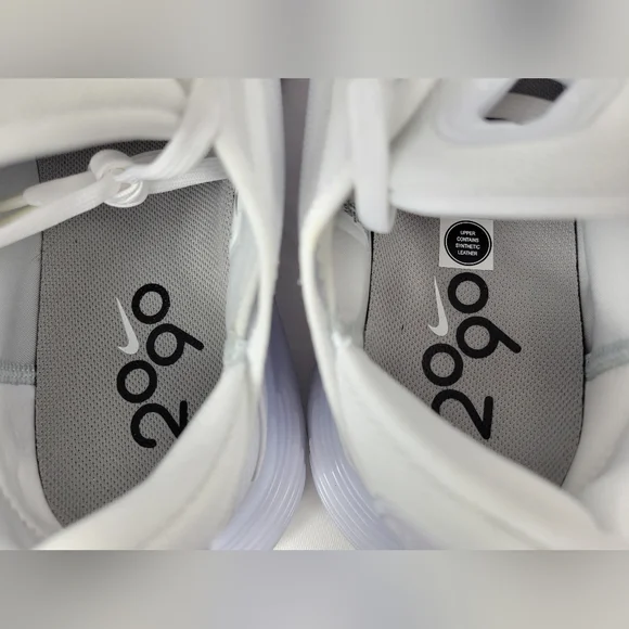 Nike Air Max 2090 Triple White Athletic Shoes Sneakers Mens Size 10.5 BV9977-100 - Picture 4 of 12